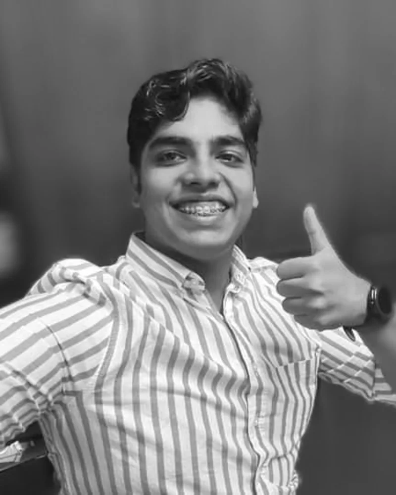 Kshitij, co-founder of Black Reef